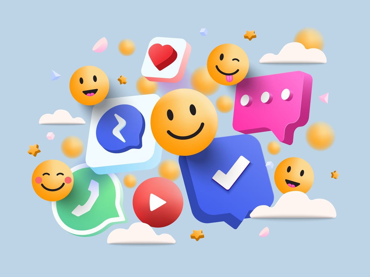 Emojis & Social Media Icons