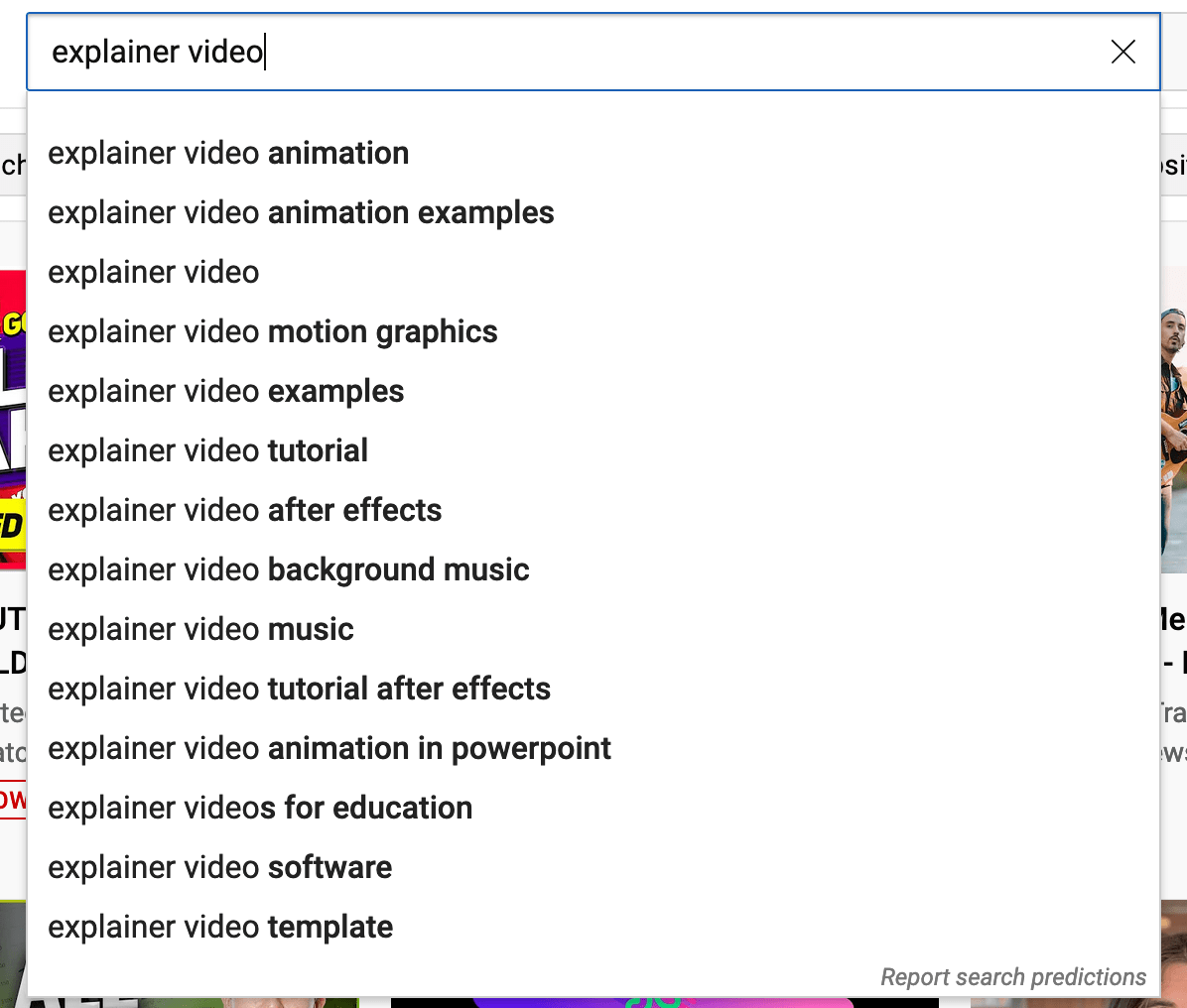 YouTube Keyword Research